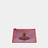 Pochette Small - Vivienne Westwood - Cuir - Rose