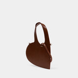 Sac À Bandoulière Mini Heart - Coperni - Cuir - Marron