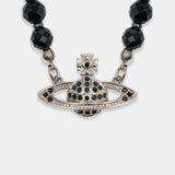 Collier Messaline - Vivienne Westwood - Métal - Noir