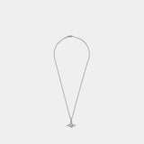 Collier Man. Mini Bas Relief Orb - Vivienne Westwood - Métal - Argenté