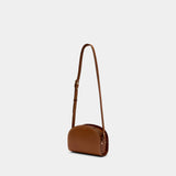 Sac À Bandoulière Demi Lune - A.P.C. - Cuir - Marron
