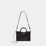 Sac À Main Le City S - Balenciaga - Cuir - Marron