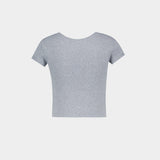 T-Shirt Oversized Orb Baby Peru' - Vivienne Westwood - Coton - Gris