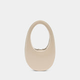 Sac À Main Mini Swipe - Coperni - Cuir - Beige