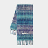 Écharpe - Acne Studios - Laine - Bleu