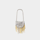 Sac Porté Épaule Nano Moon - Rabanne - Métal - Argenté/Doré