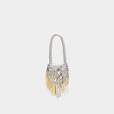 Sac Porté Épaule Nano Moon - Rabanne - Métal - Argenté/Doré