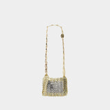 Sac Porté Épaule Nano Disc - Rabanne - Métal - Doré/Argenté