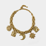 Collier medals - Rabanne - Laiton - Doré