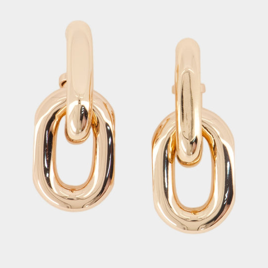 Boucles D'oreilles - Rabanne - Aluminum - Or Rose