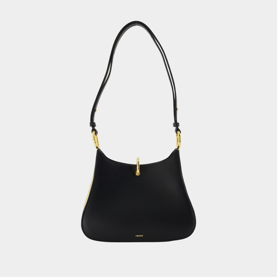 Sac Porté Épaule - Rabanne - Cuir - Noir
