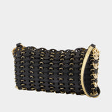 Wallet On Chain - Rabanne - Cuir - Noir