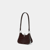 Sac Porté Épaule Ring Small - Rabanne - Cuir - Marron