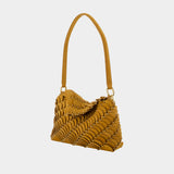 Sac Porté Épaule - Rabanne - Cuir - Marron