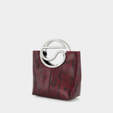 Sac À Bandoulière Python C Mini - Coperni - Cuir - Bordeaux