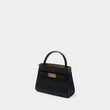 Sac À Main Lee Radziwill Petite Double - Tory Burch - Cuir - Noir