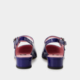 Sandales Peche - Carel - Cuir - Bleu