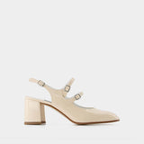 Escarpins Banana - Carel - Cuir Verni - Beige