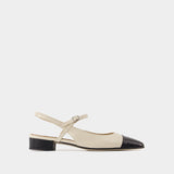 Chaussures Plates Oceano - Carel - Cuir - Beige
