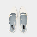 Sandales Ninon - Carel - Cuir - Blanc