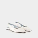 Sandales Ninon - Carel - Cuir - Blanc