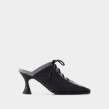 Sandales Corset - Carel - Toile - Noir