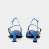 Sandales Pigeon - Carel - Cuir - Bleu