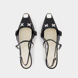 Sandales Souris Mp - Carel - Cuir - Noir