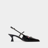 Sandales Souris Mp - Carel - Cuir - Noir
