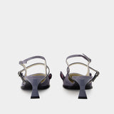Sandales Souris Mp - Carel - Cuir - Gris