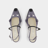 Sandales Souris Mp - Carel - Cuir - Gris