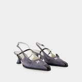 Sandales Souris Mp - Carel - Cuir - Gris