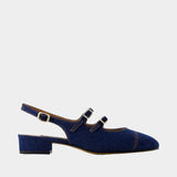 Sandales Peche 25 - Carel - Coton - Bleu
