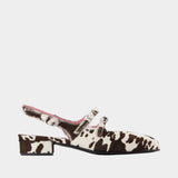 Escarpins Peche 25 - Carel - Cuir - Blanc