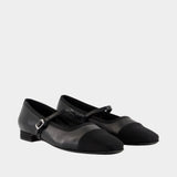 Ballerines Gisele - Carel - Cuir - Noir