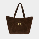 Cabas Clemenceau - Carel - Cuir - Marron