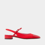 Sandales Oceano - Carel - Cuir - Rouge