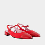 Sandales Oceano - Carel - Cuir - Rouge