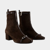 Bottines Start - Carel - Cuir - Marron