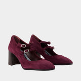 Escarpins Alice Flex - Carel - Cuir - Bordeaux