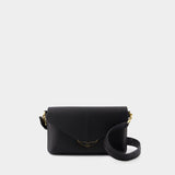 Sac À Bandoulière Borderline Daily - Zadig & Voltaire - Cuir - Noir