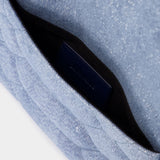 Sac Rock Xl Scale Glitter - Zadig & Voltaire - Denim - Bleu