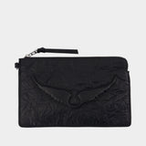 Pochette Angel - Zadig & Voltaire - Cuir - Noir