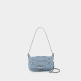 Sac À Bandoulière Rock Nano - Zadig & Voltaire - Coton - Bleu