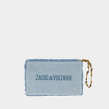 Pochette Angel - Zadig & Voltaire - Coton - Bleu