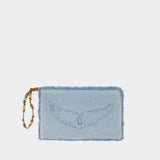 Pochette Angel - Zadig & Voltaire - Coton - Bleu