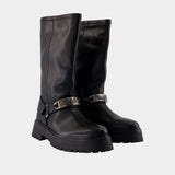 Bottines Angie Smooth - Zadig & Voltaire - Cuir - Noir