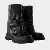 Bottines Angie Sleeve - Zadig & Voltaire - Cuir - Noir