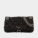 Wallet On Chain Rock Ii - Zadig & Voltaire - Coton - Gris Foncé