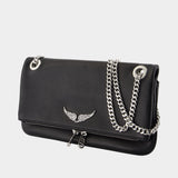 Wallet On Chain Rock Ii - Zadig & Voltaire - Cuir - Noir